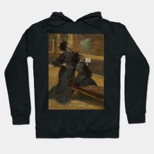 Visit to a Museum by Edgar Degas Hoodie